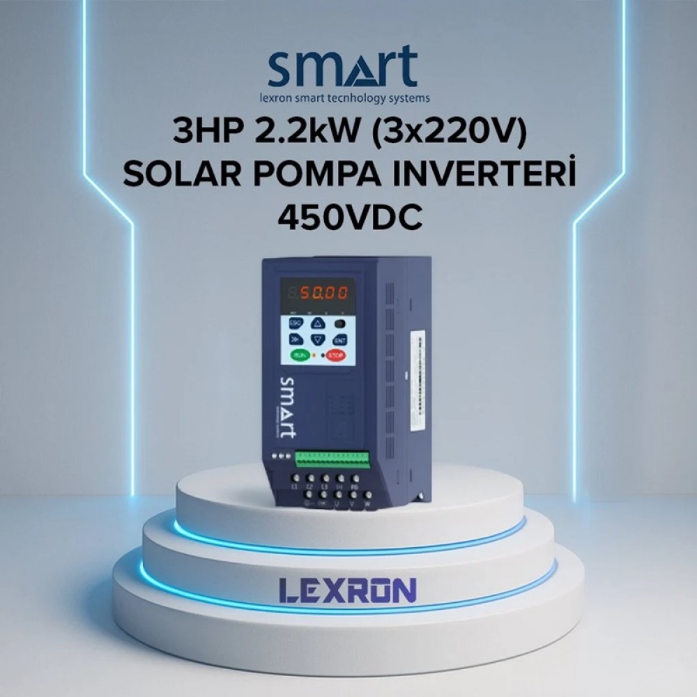 3HP 2.2 Kw Solar Pompa İnverteri (Yeni Nesil) Smart